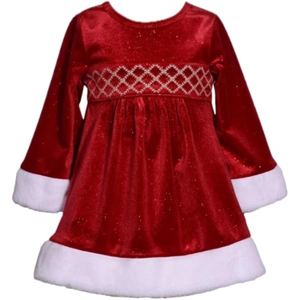 Bonnie Jean Red and White Formal Kids Dress